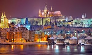 Прага Зимой и Ночью