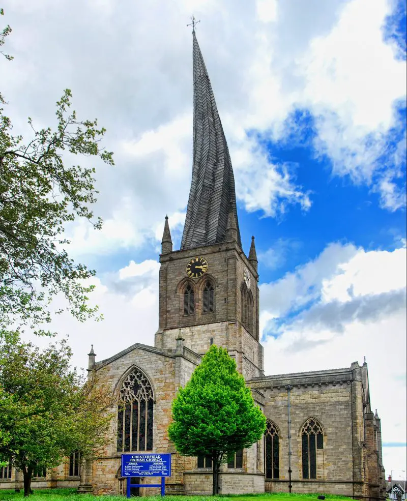 Chesterfield Derbyshire Twisted Crooked Spire