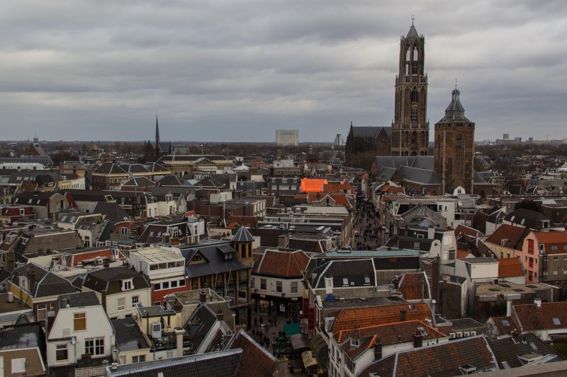 Utrecht Center Central Houses Dom Dom Tower